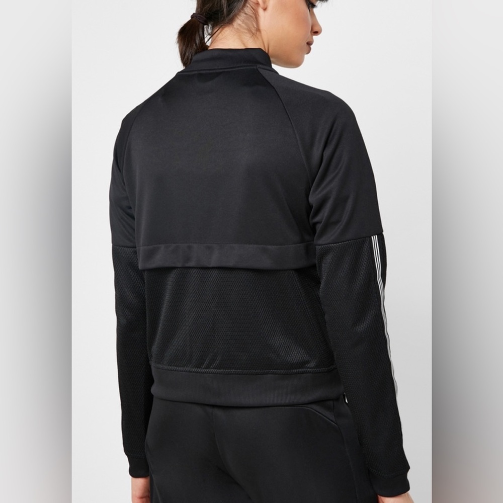 Adidas Graphic Snap Mesh Sleeve Lightweight Jacket